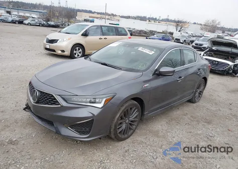 2022 Acura Ilx Premium A-Spec Packages/Technology A-Spec Packages from USA, damaged, VIN 19UDE2F89NA006460